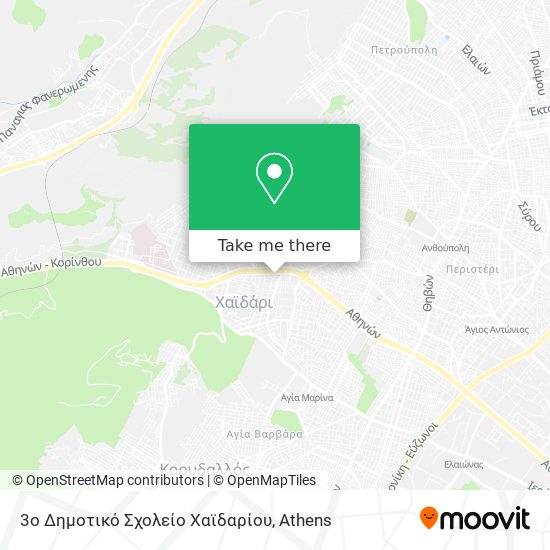 3ο Δημοτικό Σχολείο Χαϊδαρίου map