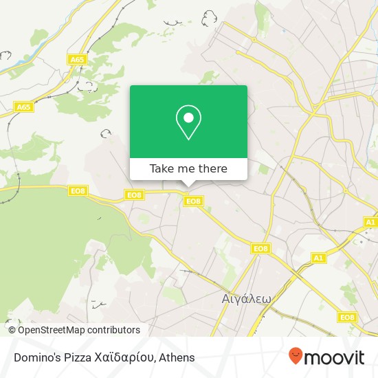 Domino's Pizza Χαϊδαρίου map