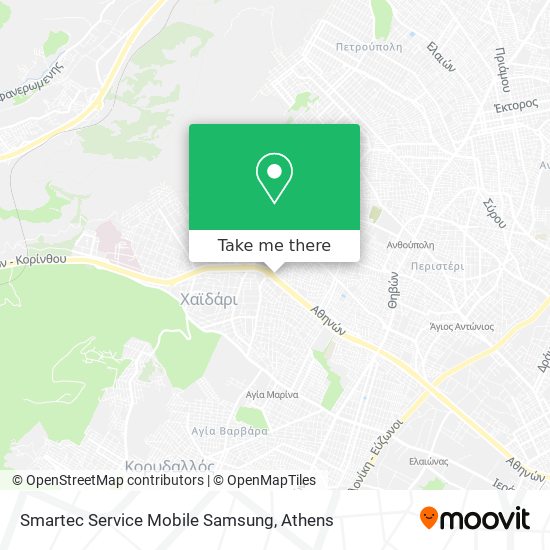 Smartec Service Mobile Samsung map