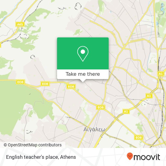 English teacher's place map