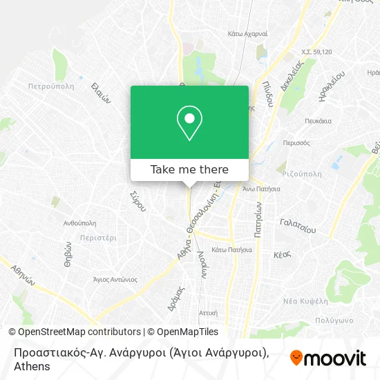 Προαστιακός-Αγ. Ανάργυροι (Άγιοι Ανάργυροι) map
