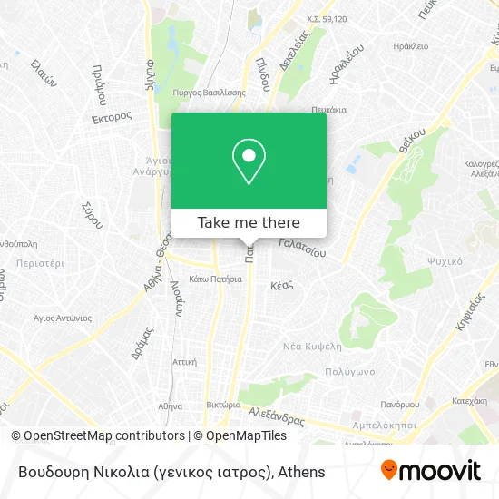 Βουδουρη Νικολια (γενικος ιατρος) map