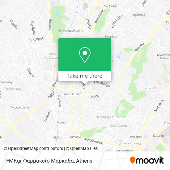 FMF.gr Φαρμακείο Μαρκαδα map