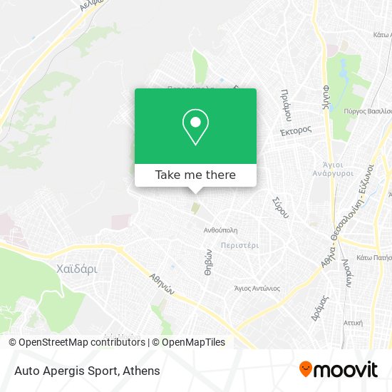 Auto Apergis Sport map