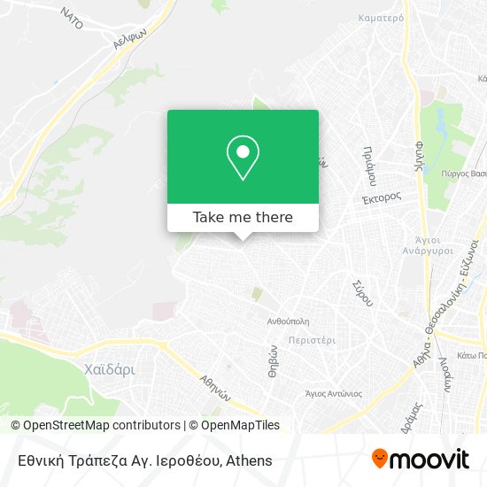 Εθνική Τράπεζα Αγ. Ιεροθέου map