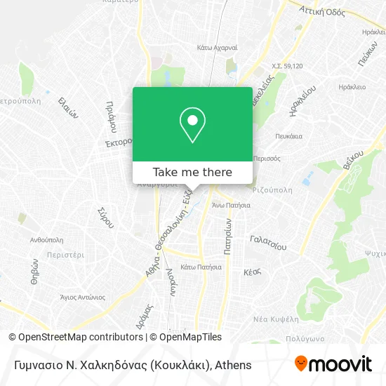 Γυμνασιο Ν. Χαλκηδόνας (Κουκλάκι) map