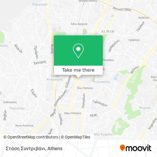 Στάση Συντριβάνι map