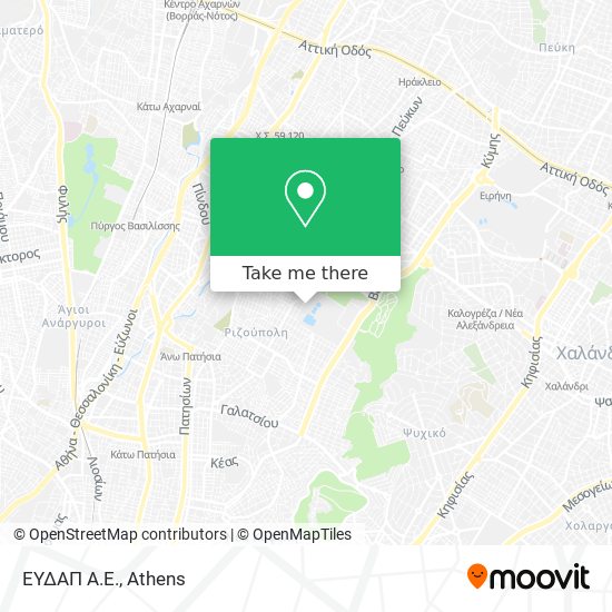 ΕΥΔΑΠ Α.Ε. map