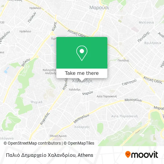 Παλιό Δημαρχείο Χαλανδρίου map