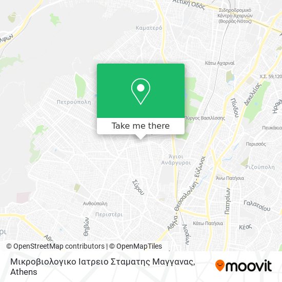 Μικροβιολογικο Ιατρειο Σταματης Μαγγανας map