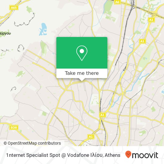 1nternet Specialist Spot @ Vodafone Ιλίου map