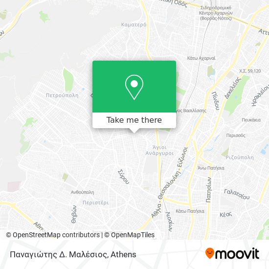 Παναγιώτης Δ. Μαλέσιος map