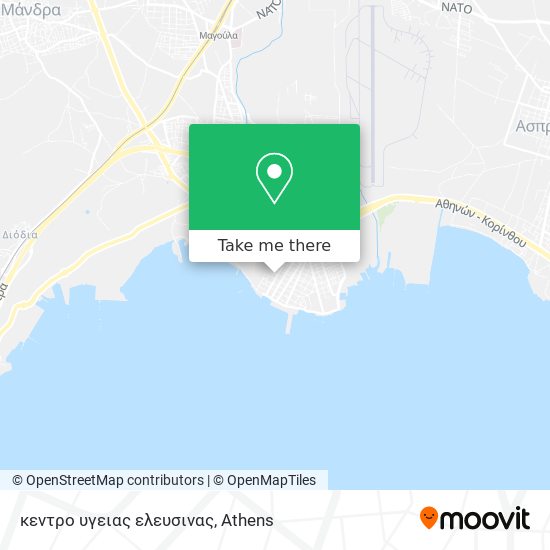 κεντρο υγειας ελευσινας map