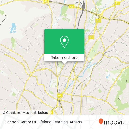 Cocoon Centre Of Lifelong Learning map
