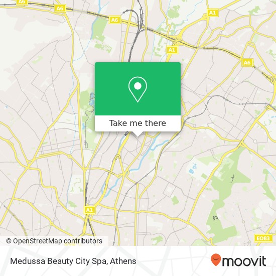 Medussa Beauty City Spa map