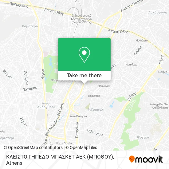 ΚΛΕΙΣΤΟ ΓΗΠΕΔΟ ΜΠΑΣΚΕΤ ΑΕΚ (ΜΠΟΘΟΥ) map