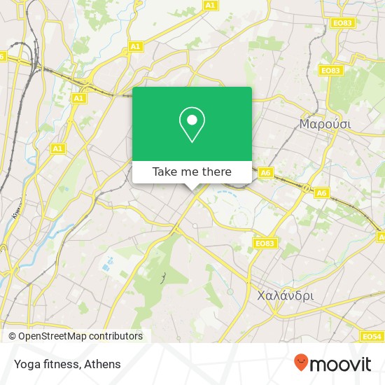 Yoga fitness map