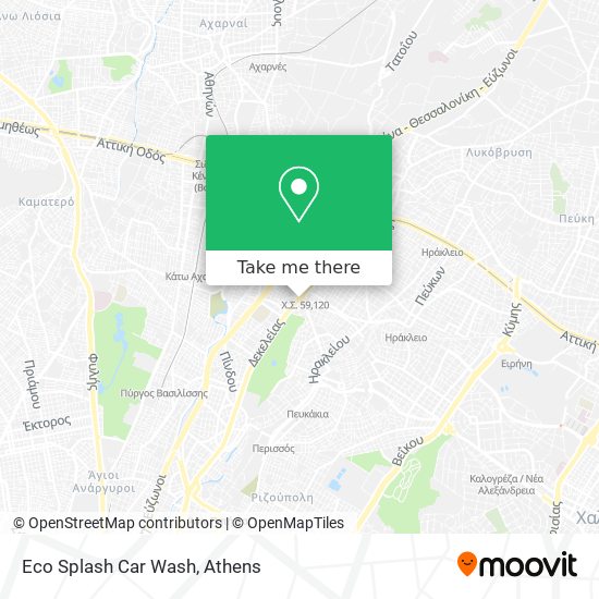 Eco Splash Car Wash map