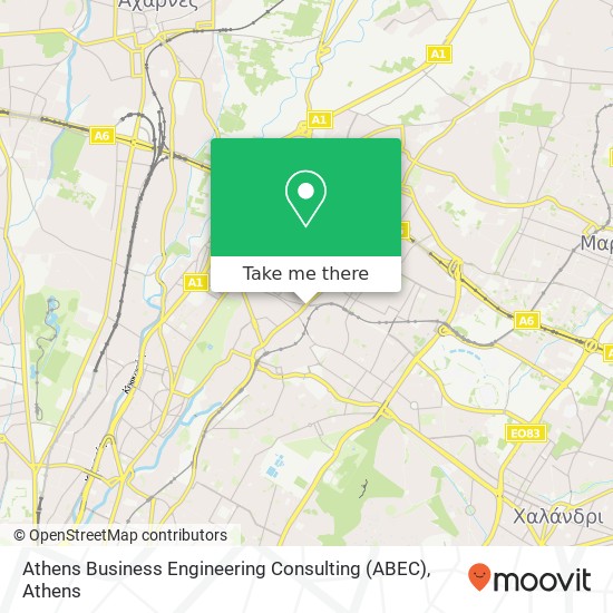 Athens Business Engineering Consulting (ABEC) map