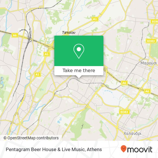 Pentagram Beer House & Live Music map