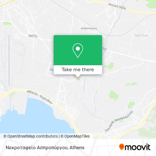 Νεκροταφείο Ασπροπύργου map