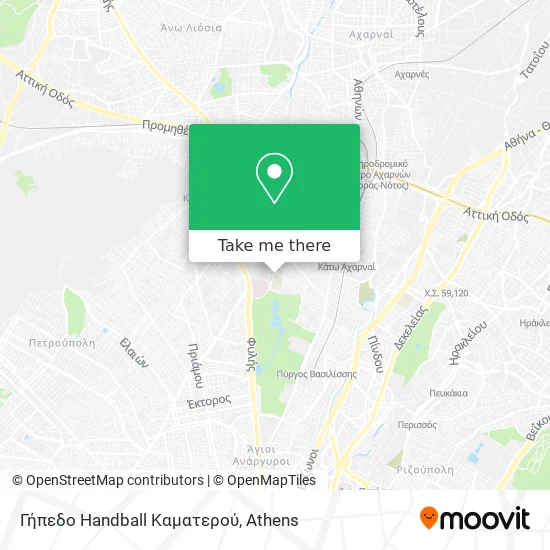 Γήπεδο Handball Καματερού map