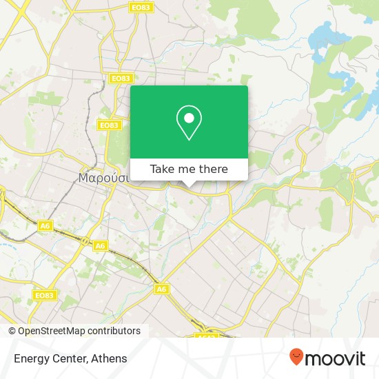 Energy Center map