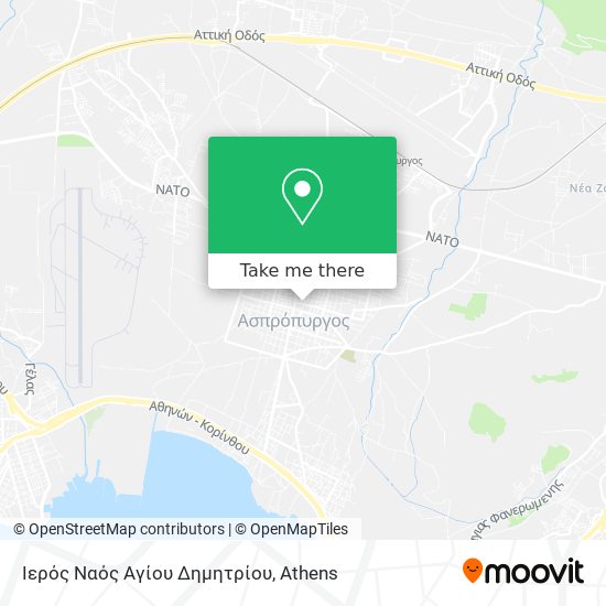 Ιερός Ναός Αγίου Δημητρίου map