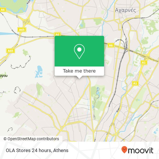 OLA Stores 24 hours map