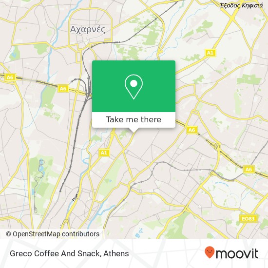 Greco Coffee And Snack map