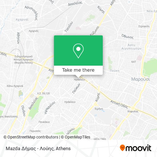 Mazda Δήμας - Λούης map