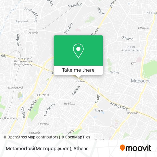Metamorfosi(Μεταμορφωση) map