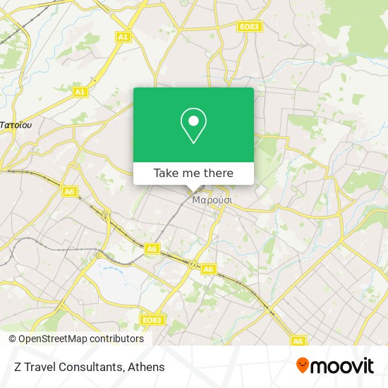 Z Travel Consultants map