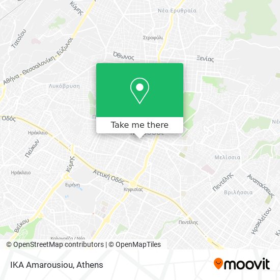 IKA Amarousiou map
