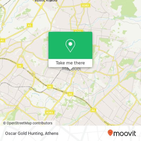 Oscar Gold Hunting map