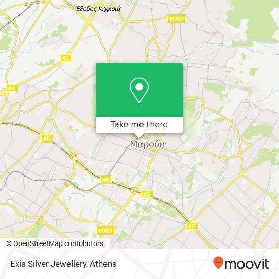 Exis Silver Jewellery map