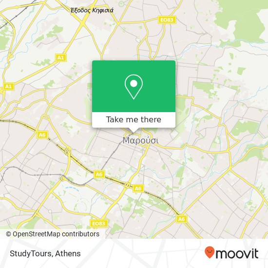 StudyTours map