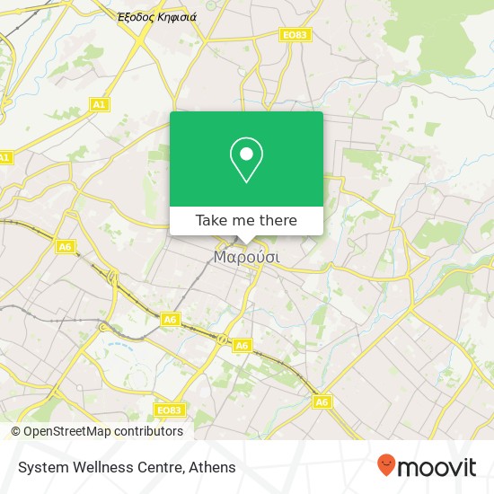 System Wellness Centre map