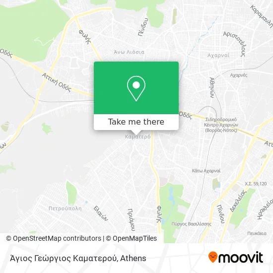 Άγιος Γεώργιος Καματερού map