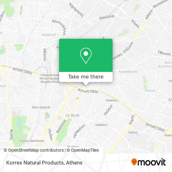 Korres Natural Products map