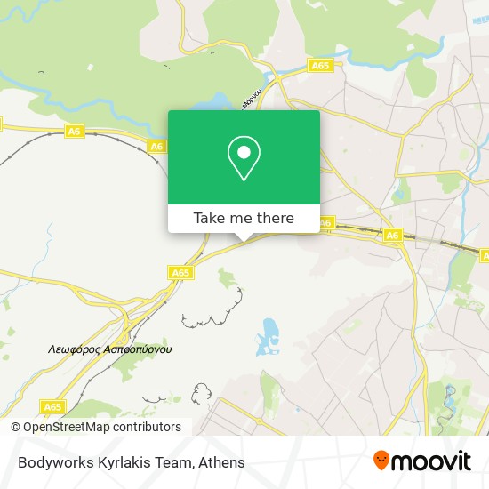 Bodyworks Kyrlakis Team map