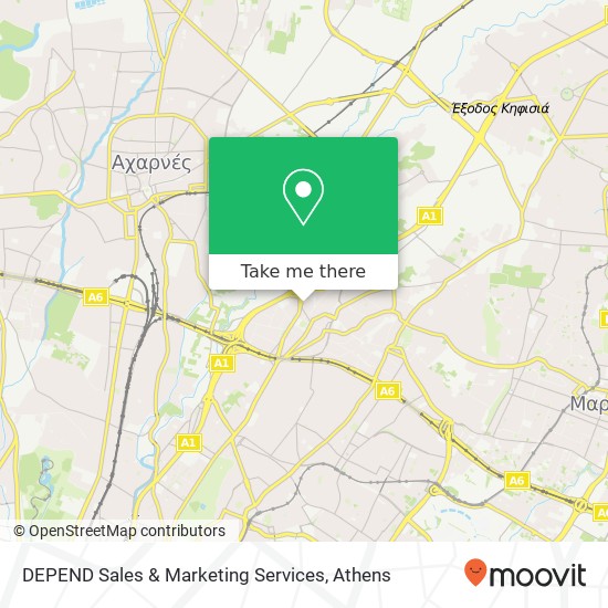 DEPEND Sales & Marketing Services map