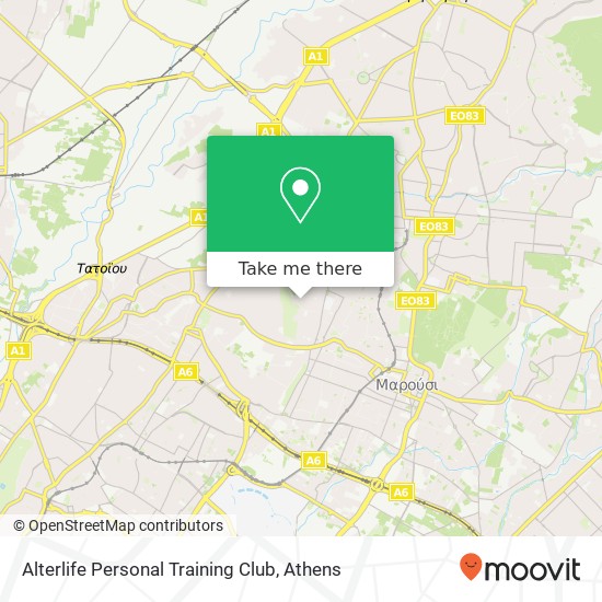 Alterlife Personal Training Club map
