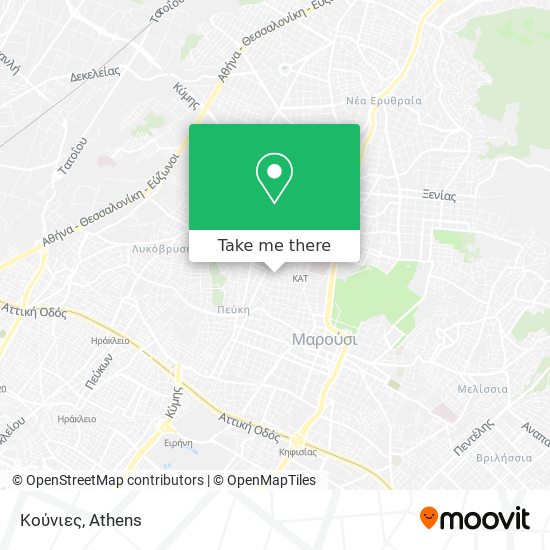 Kούνιες map