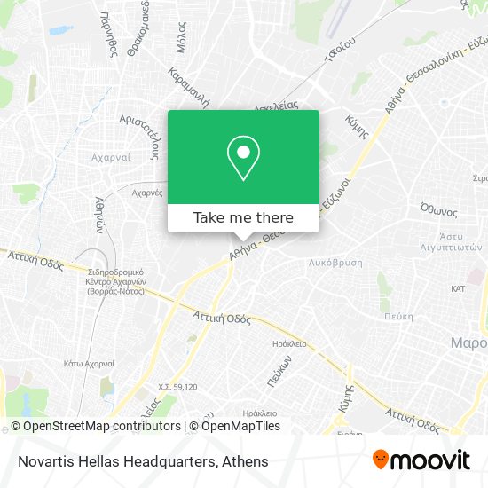 Novartis Hellas Headquarters map