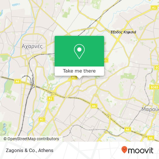 Zagonis & Co. map