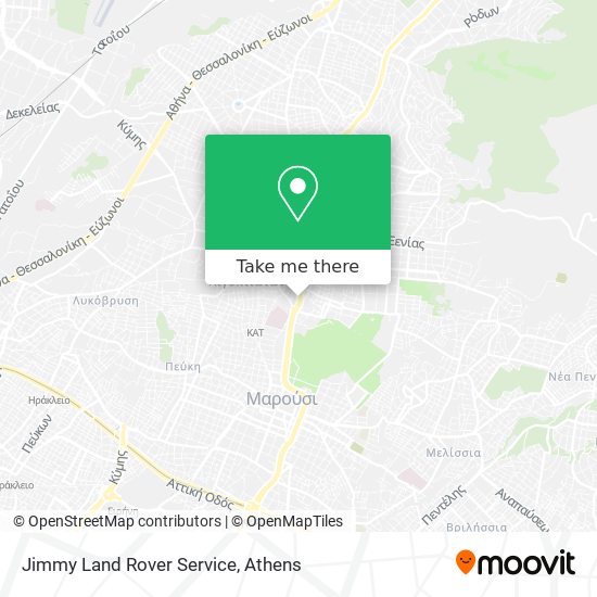 Jimmy Land Rover Service map