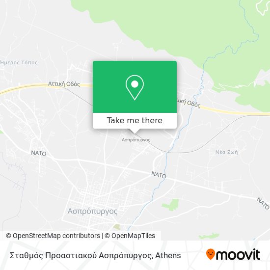 Σταθμός Προαστιακού Ασπρόπυργος map