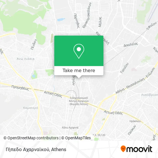 Γήπεδο Αχαρναϊκού map