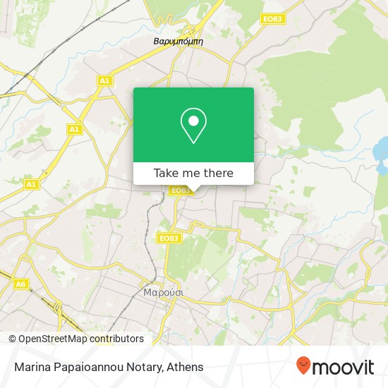 Marina Papaioannou Notary map